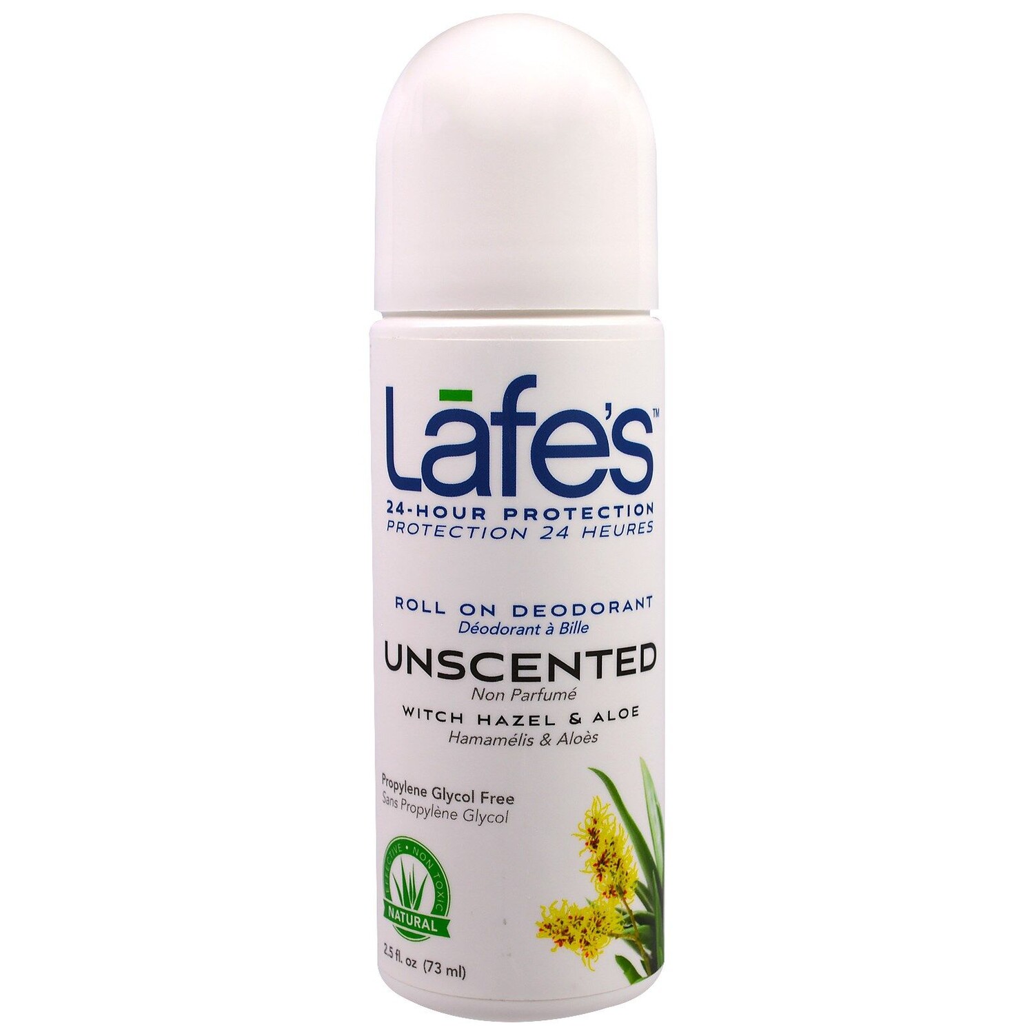 

Lafe's Natural Bodycare Шариковый дезодорант без запаха 73 мл