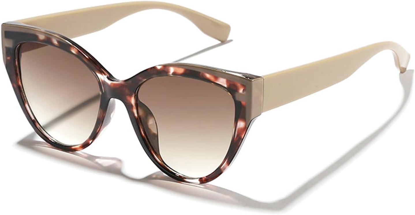 

Хелена Сексуальные солнцезащитные очки «кошачий глаз» для женщин и мужчин, винтажные, с цветовыми блоками, модные, черные и синие, леопардовый принт, ретро, ​​UV400 helena, C2