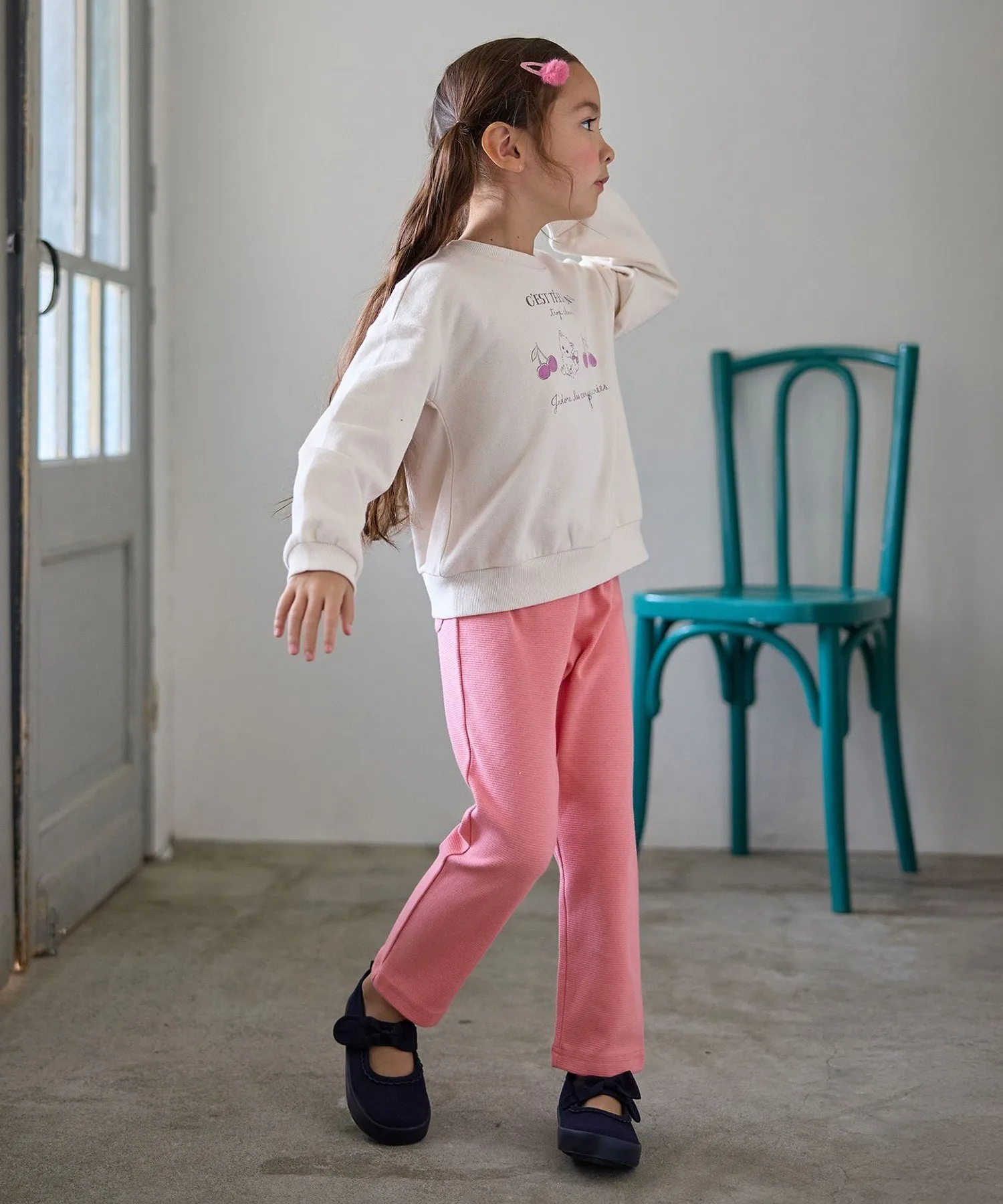 7 Дней в неделю: Кошачьи штаны ANY KIDS, Rose [014] — фото 3
