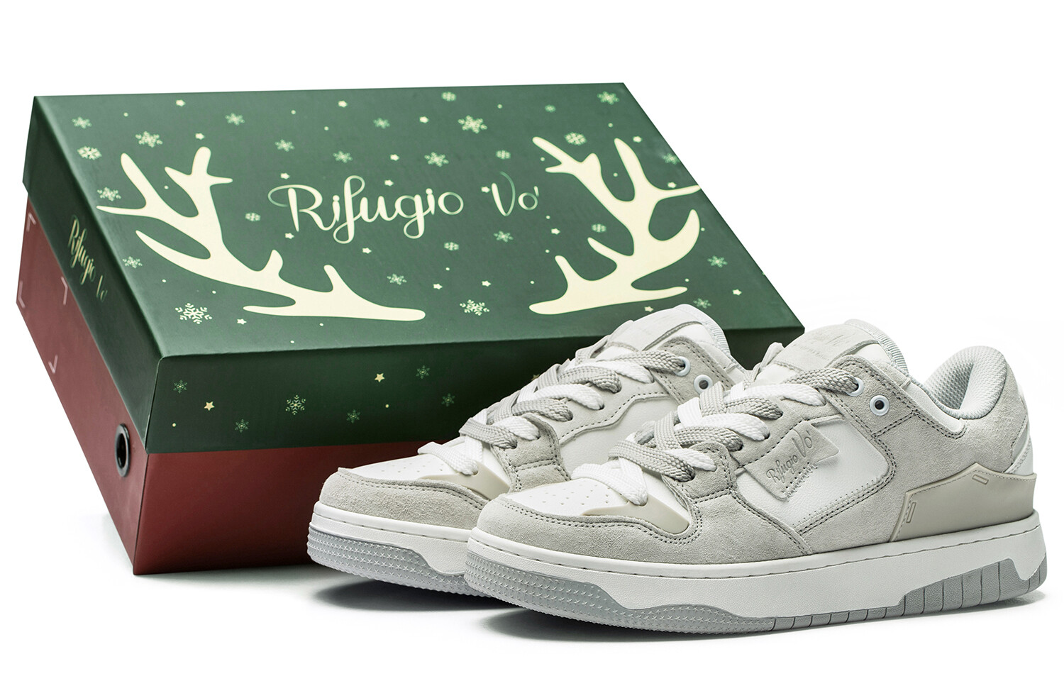 

Кроссовки RIFUGIO VO' Stylish Skateboarding Shoes Unisex Low-top, черный/белый