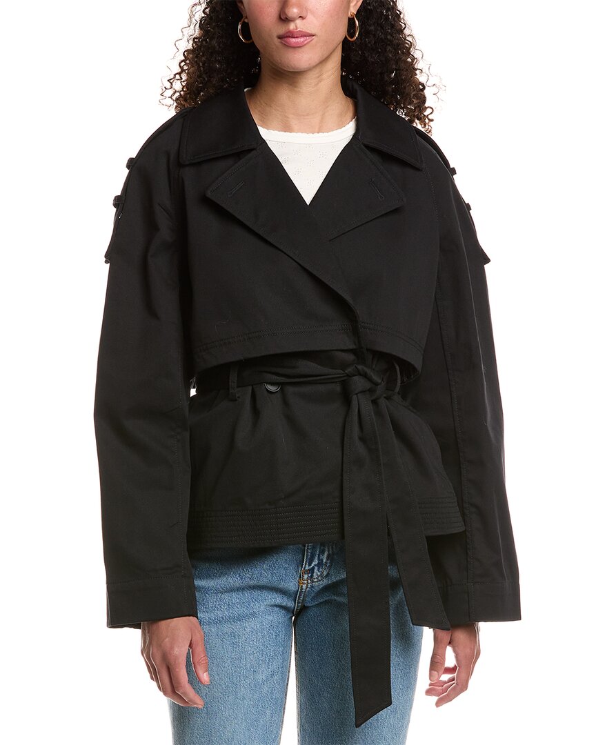 

Тренч Beckett от AllSaints All Saints, черный