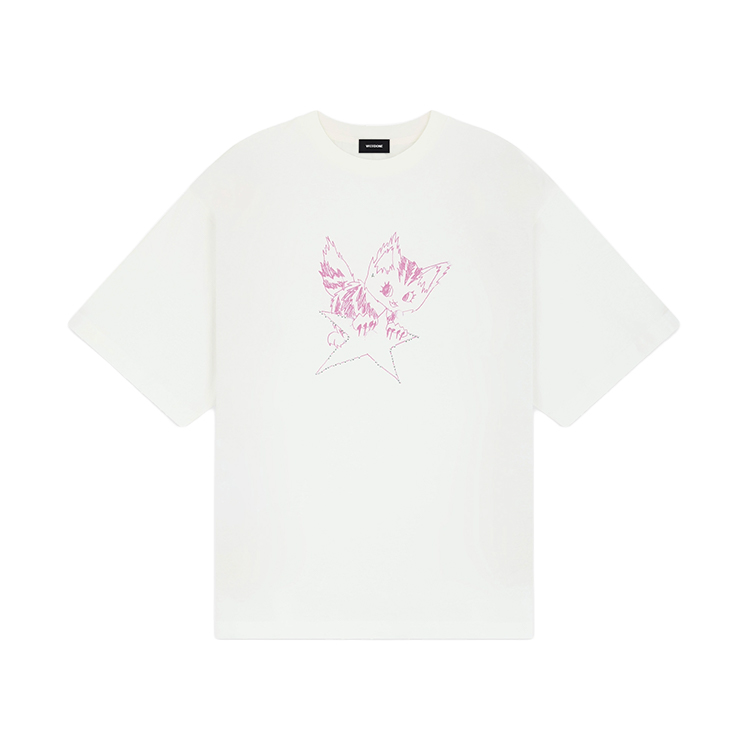 

Футболка Monster WE11DONE, цвет слоновая кость