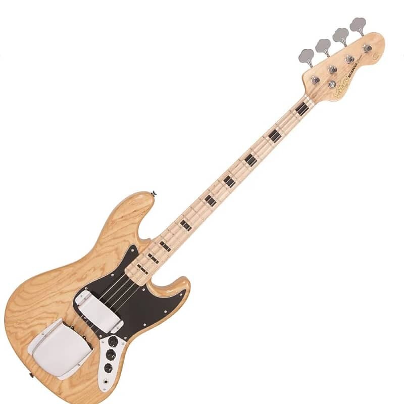 

Басс гитара Vintage Bass VJ74NAT Blk Block Inlays, Natural
