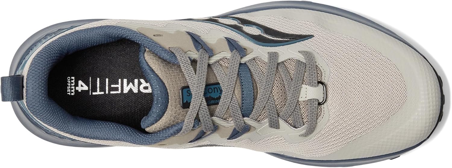Мужские кроссовки для трейлового бега Saucony Peregrine 14, Dove/Dusk — фото 2