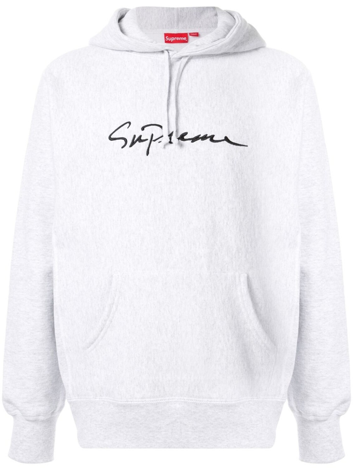 

Supreme худи с логотипом, белый