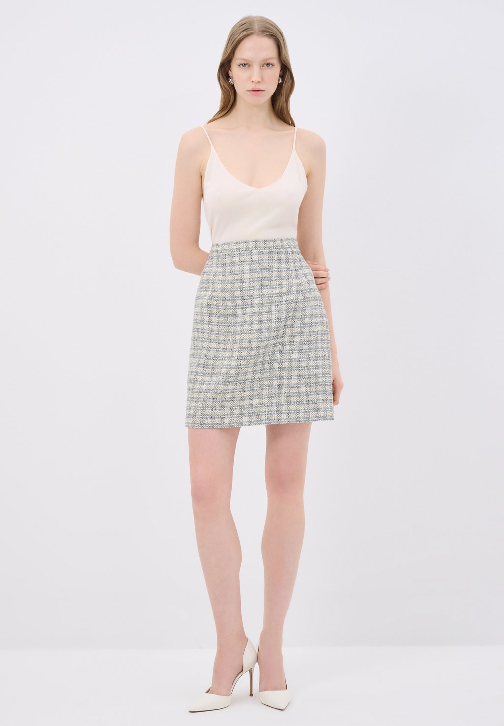 

Мини-юбка A-line skirt adL, мятный
