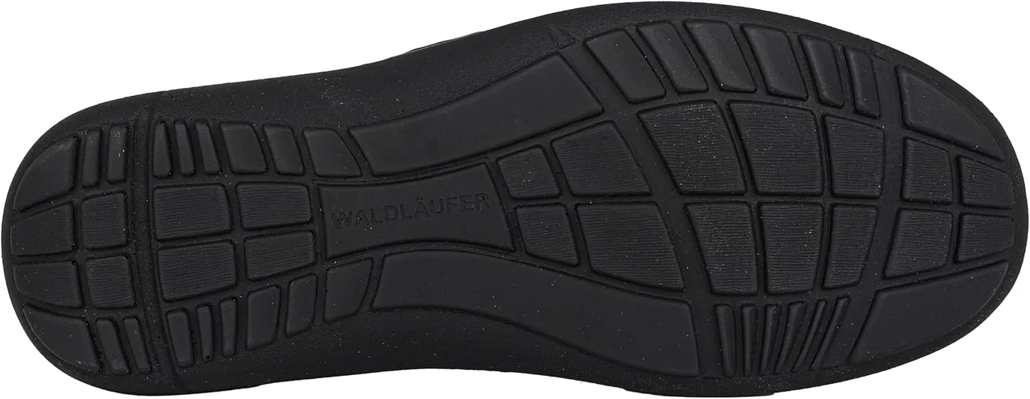 Мужские лоферы Waldlaufer Herwig очень широкие, черный