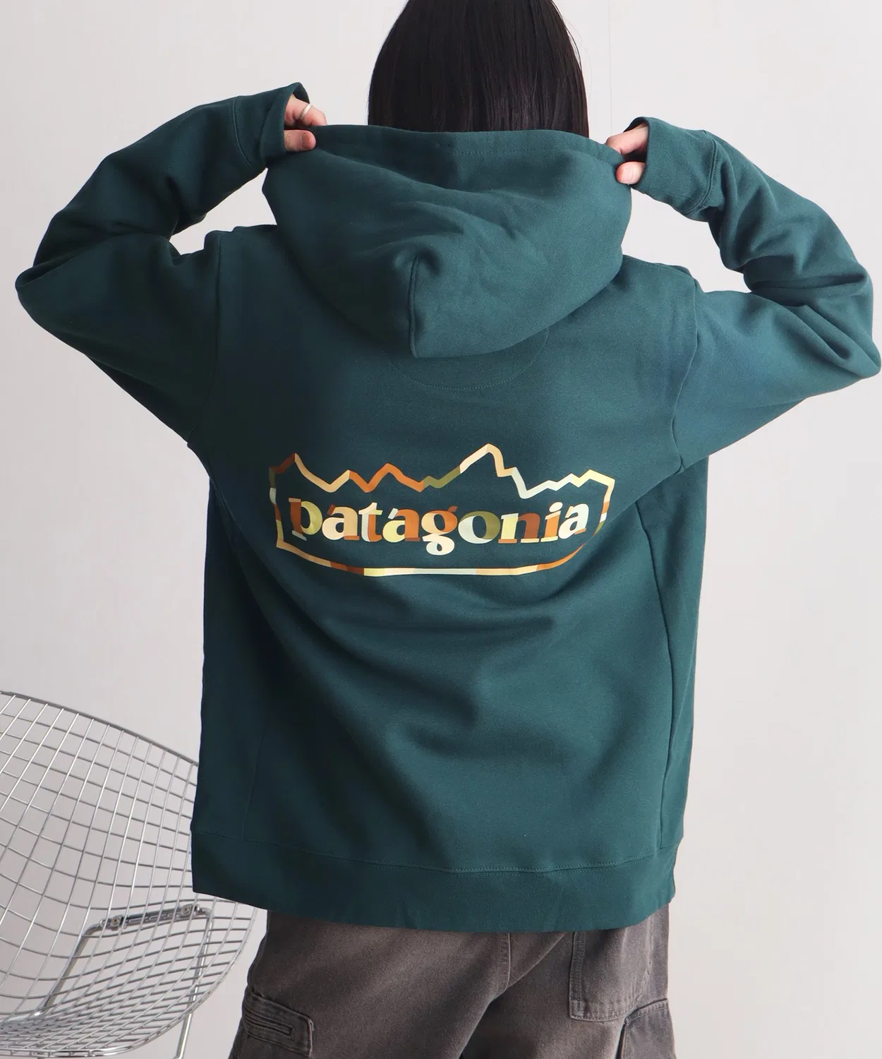 Пуловер-худи Patagonia Unity Fitz Uprisal Hoody из переработанных материалов, зеленый