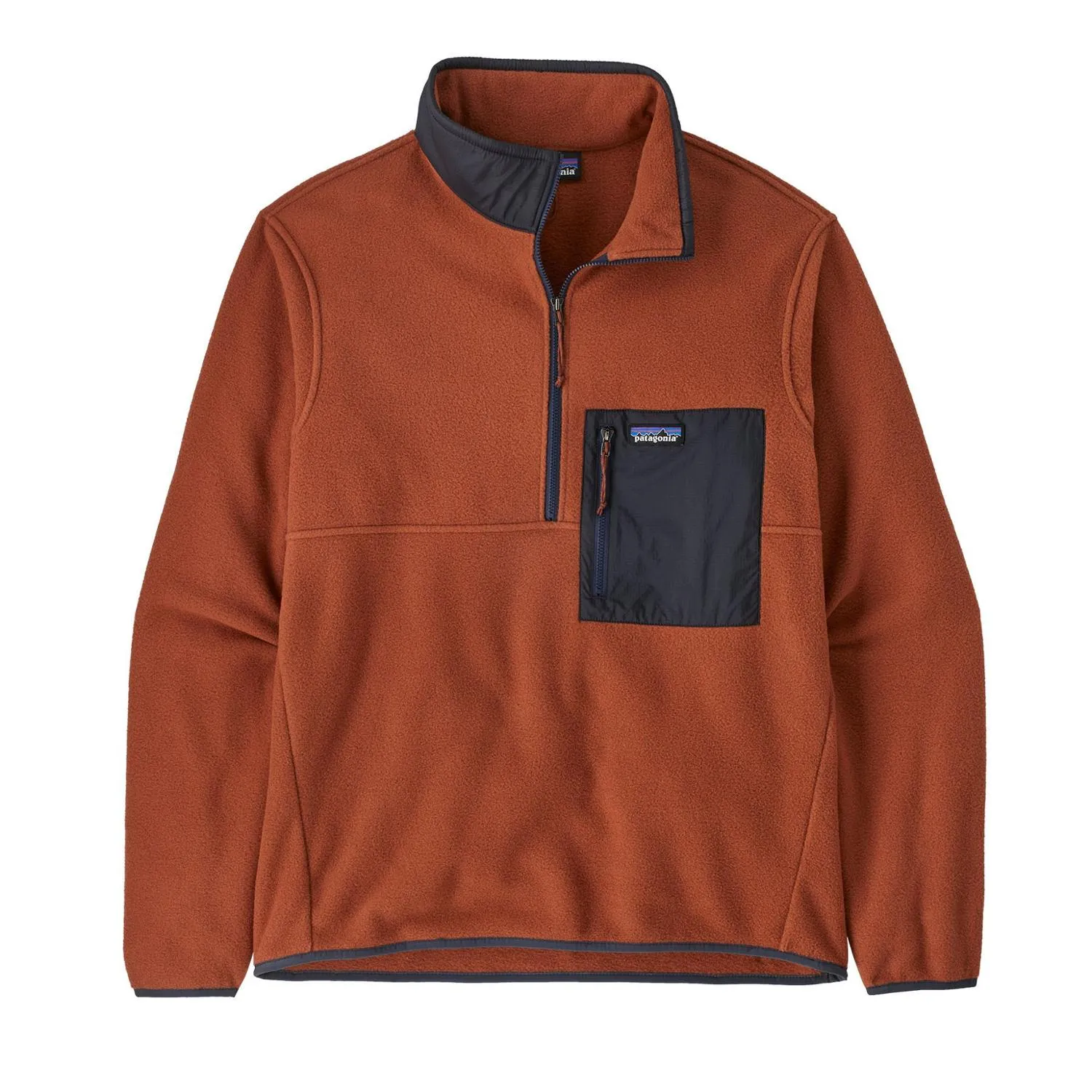 

Мужская полузастегивающаяся толстовка Microdini Patagonia, Burnished Red