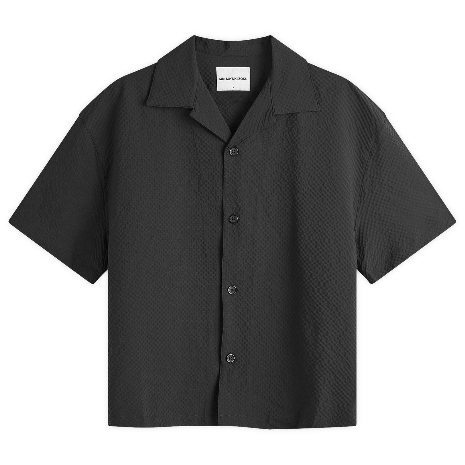 

Рубашка с коротким рукавом Mki Seersucker Vacation Shirt, черный