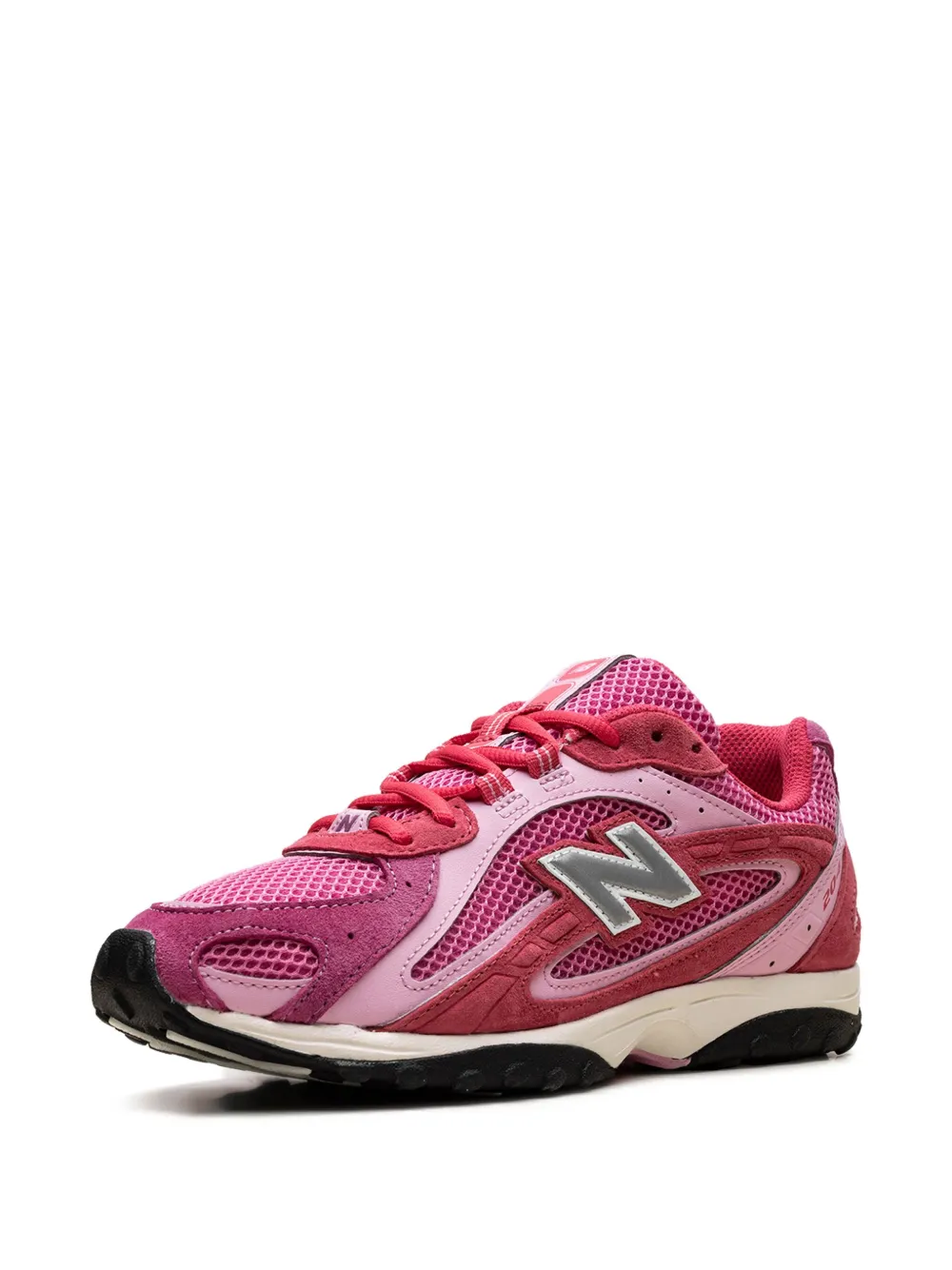 Кроссовки X Kith 204L из замши с сетчатыми вставками NEW BALANCE, розовый — фото 2
