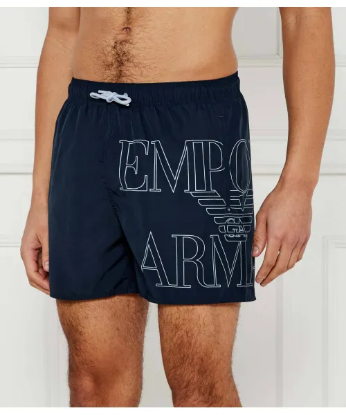 

Пляжные шорты Regular fit Emporio Armani, синий