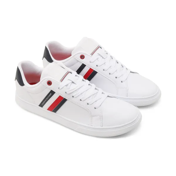 Кожаные кроссовки Tommy Hilfiger, белый — фото 2