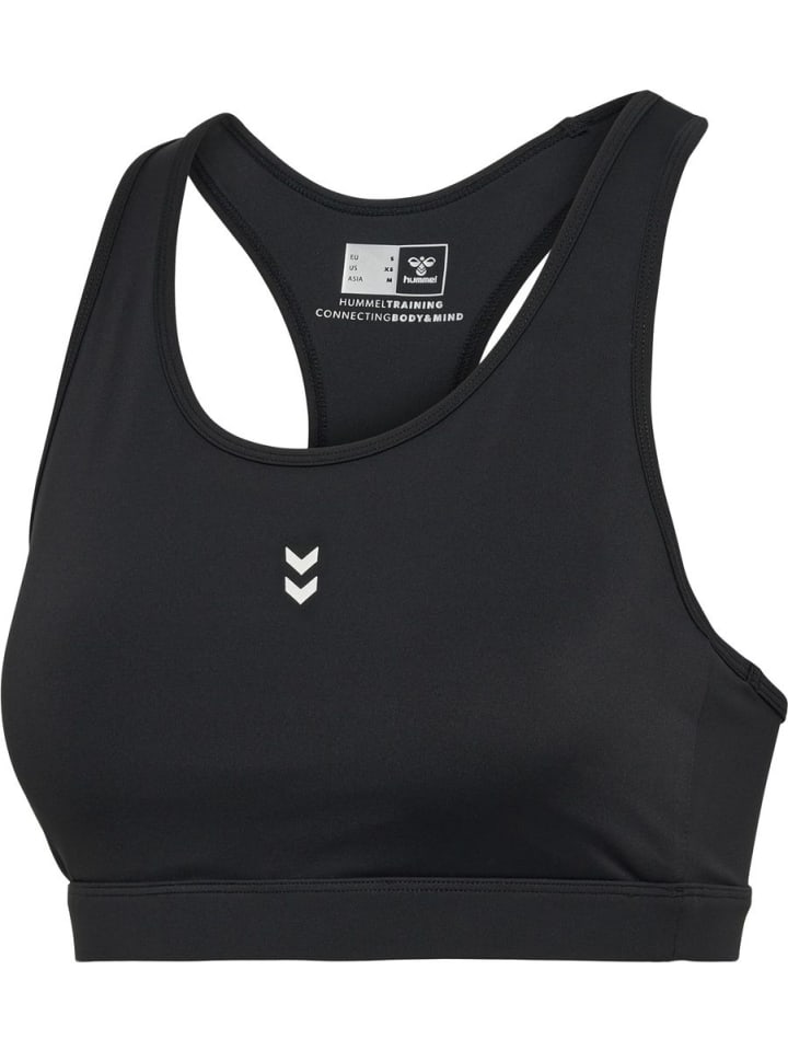 

Футболка "Hmlultimate Sports Bra" черного цвета Hummel