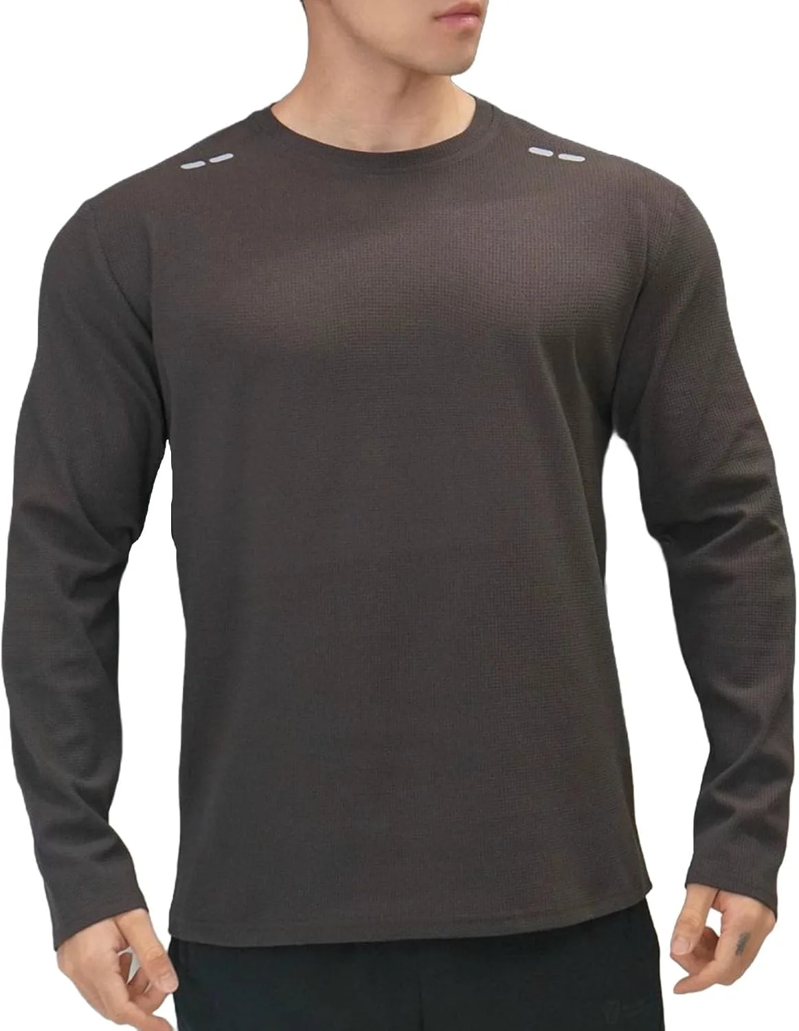 Мужская футболка Slim Fit Basic с длинным рукавом и круглым вырезом