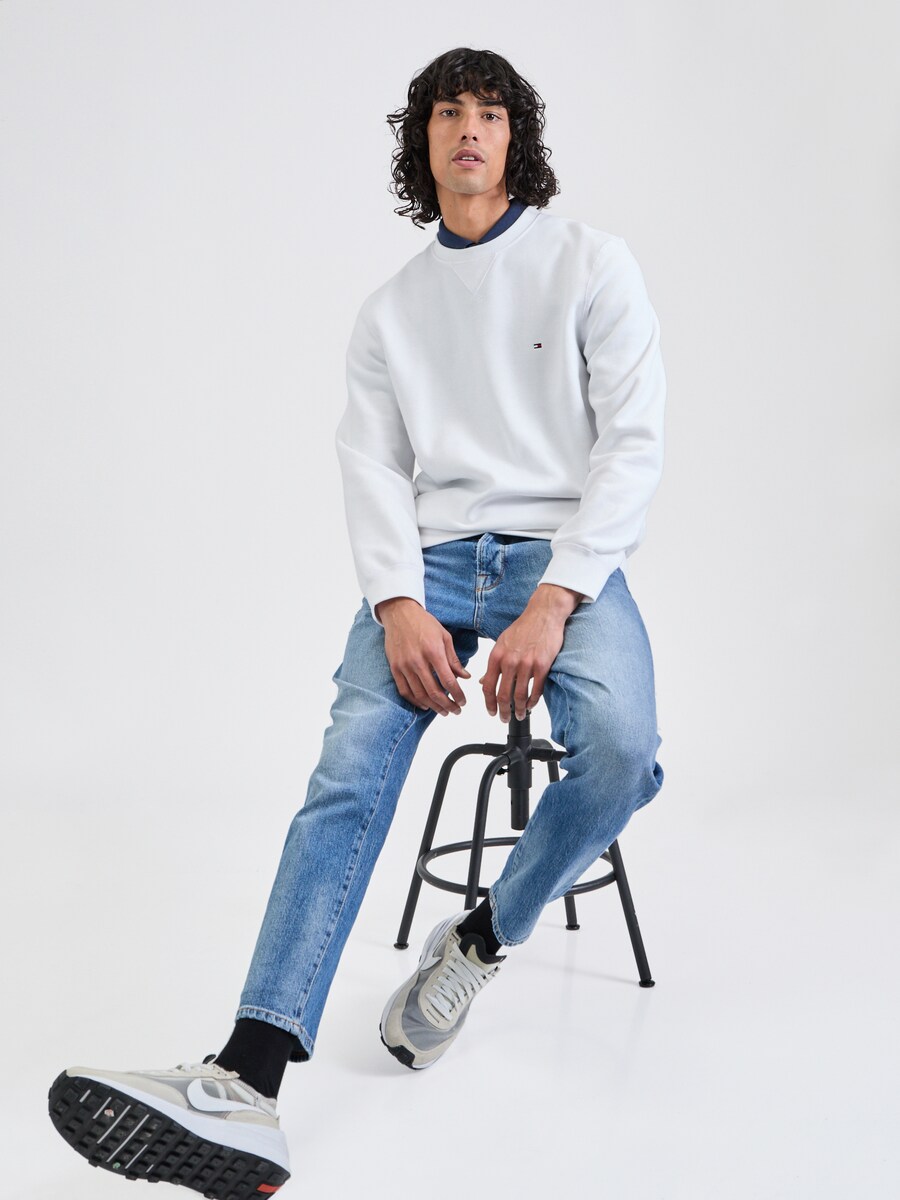 Толстовка TOMMY HILFIGER Essential, белый — фото 4