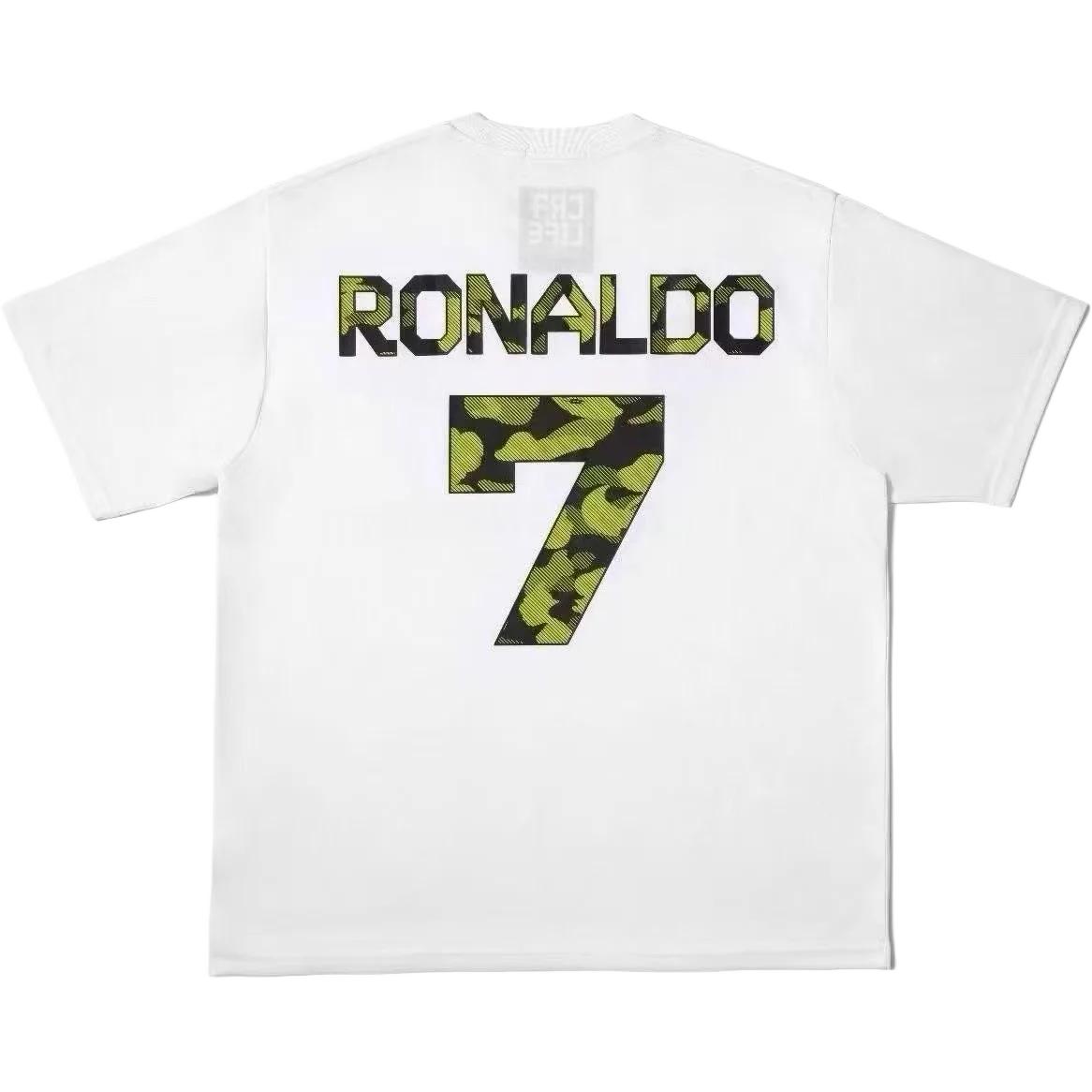 Футболка unisex x CR7 LIFE CR7 LIFE Collaboration FW25 A BATHING APE, черный — фото 2
