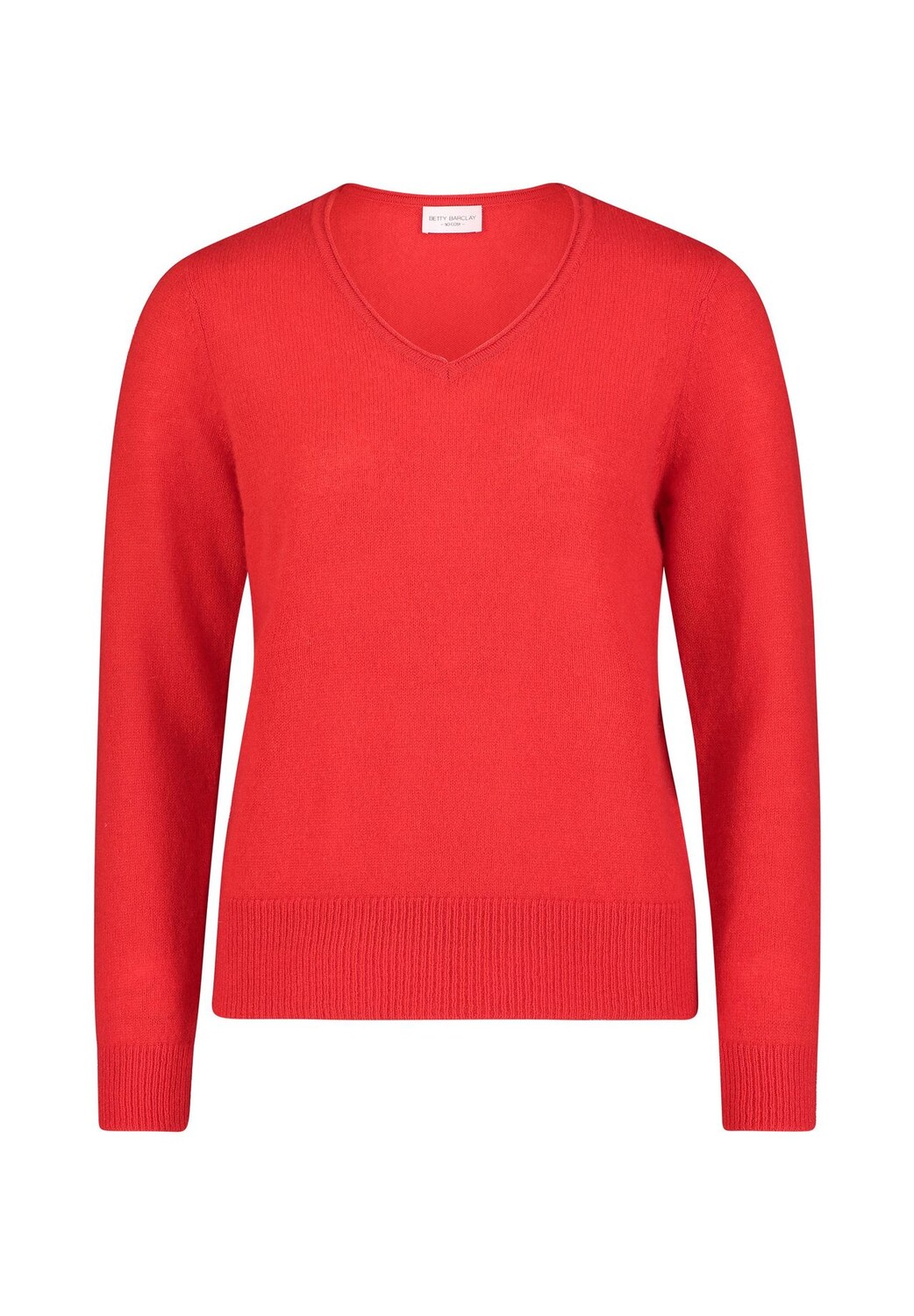 

Кашемировый свитер с V-образным вырезом BETTY BARCLAY, красный