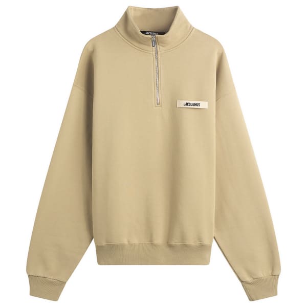 

Толстовка на молнии из грогрена Jacquemus, темно-бежевый