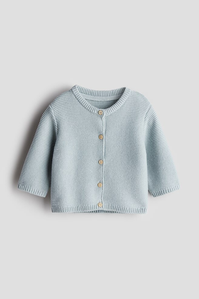

Вязаный кардиган H&M, бирюзовый
