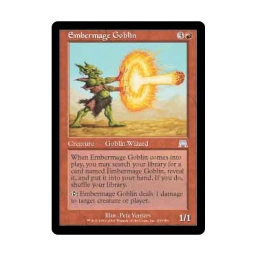

CCG Эмбермаг Гоблин (U), MTG - Onslaught