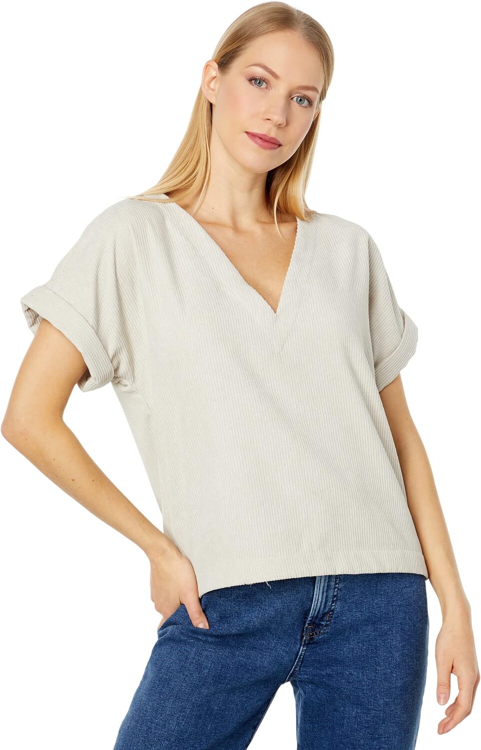 

Топ Madewell Collette Top - Drapey Cord, цвет Harvest Moon