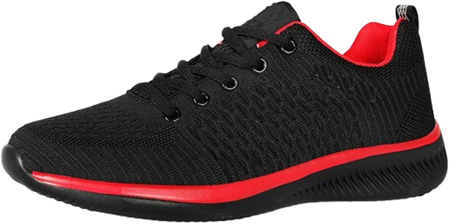 

Мужские прогулочные туфли с поддержкой - легкие кроссовки, дышащие ортопедические Generic, красный