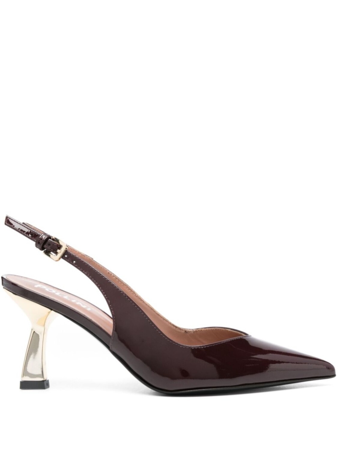 

Лакированные туфли с ремешком на пятке Pollini, красный