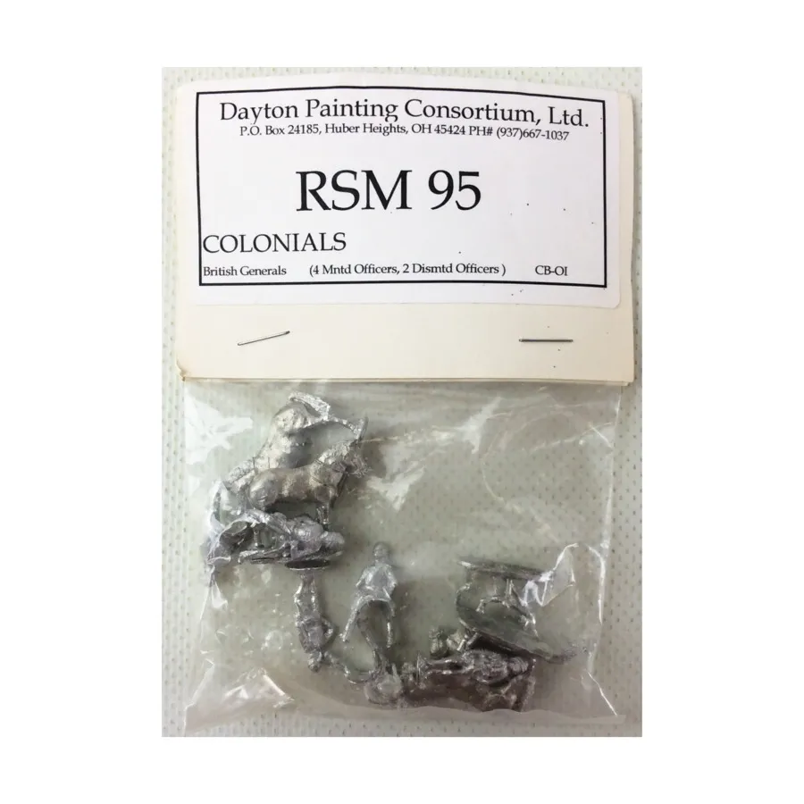 

Колониальные британские генералы, Colonials Miniatures (20mm)