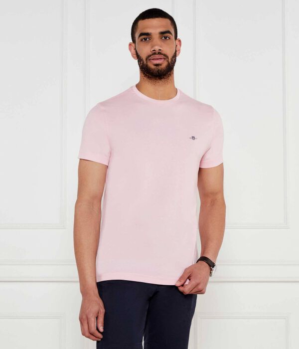 

Футболка щит Slim fit Gant, коричневый