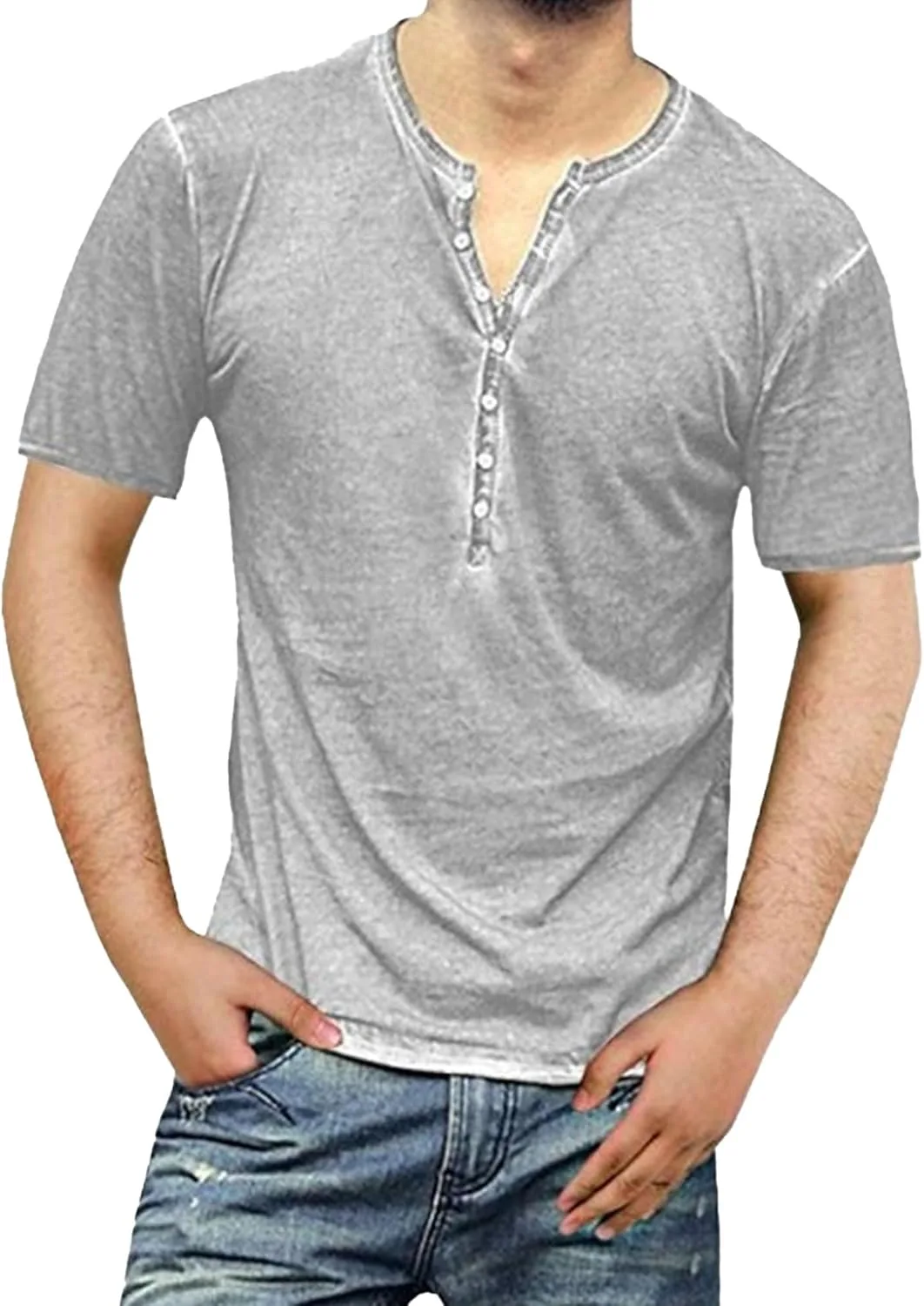 

Мужская футболка с V-образным вырезом и коротким рукавом Zylphorix