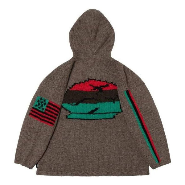 

Куртка x denim tears sweater 'grey' Stussy, серый