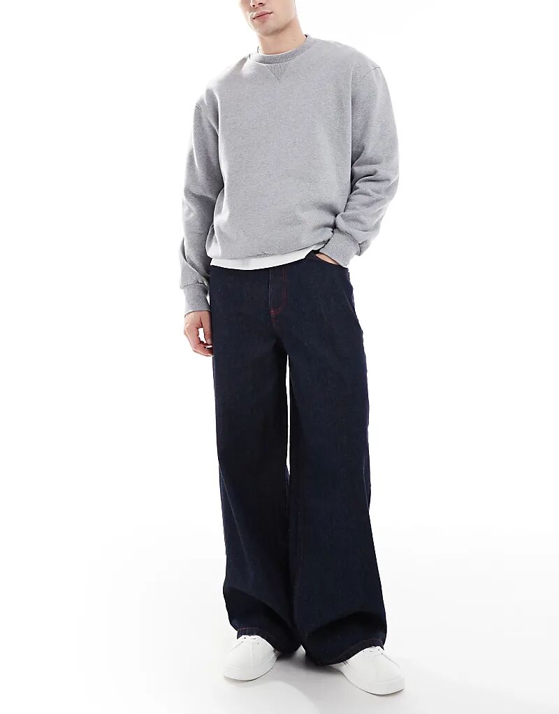 

Джинсы COLLUSION X003 широкие, средней посадки, в промытом виде