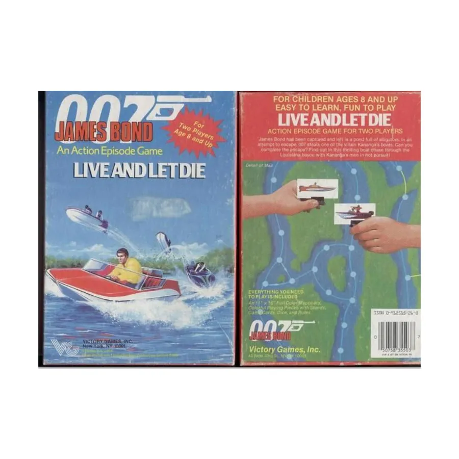 

Коробочная игра Live and Let Die - Action Episode Game, James Bond (Victory Games)