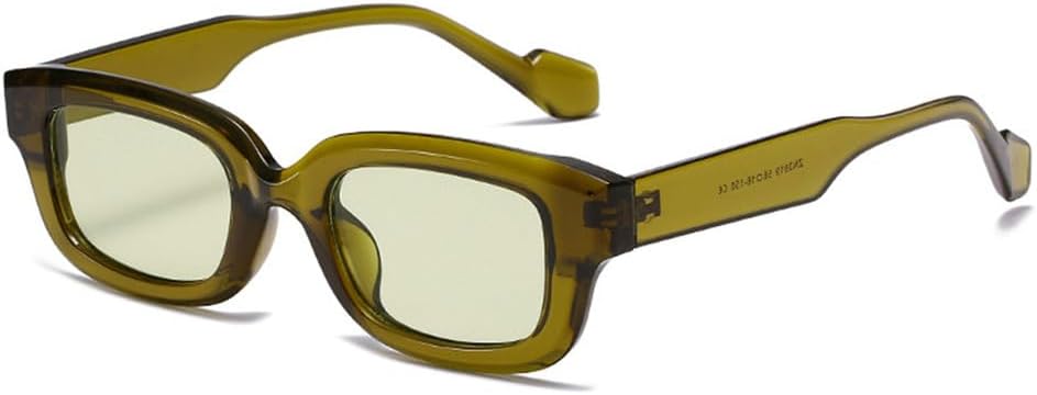 

Солнцезащитные очки в маленькой оправе для женщин, конфетных цветов, с защитой от УФ-излучения UV400, для мужчин, для занятий спортом на открытом воздухе, бега, верховой езды, с леопардовым принтом Generic, Yellow Green Yellow