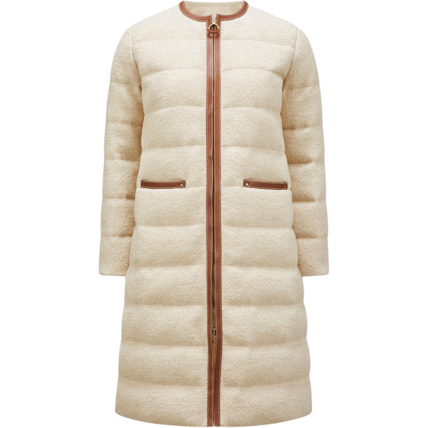 

Пуховик женский бежевый Moncler