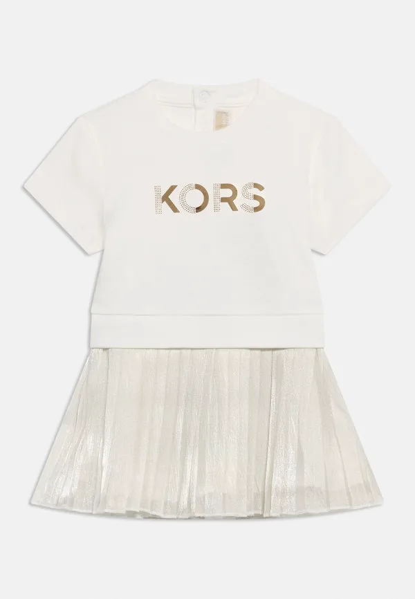 Детское платье, повседневное платье Michael Kors Kids, Light Gold-Coloured — фото 3