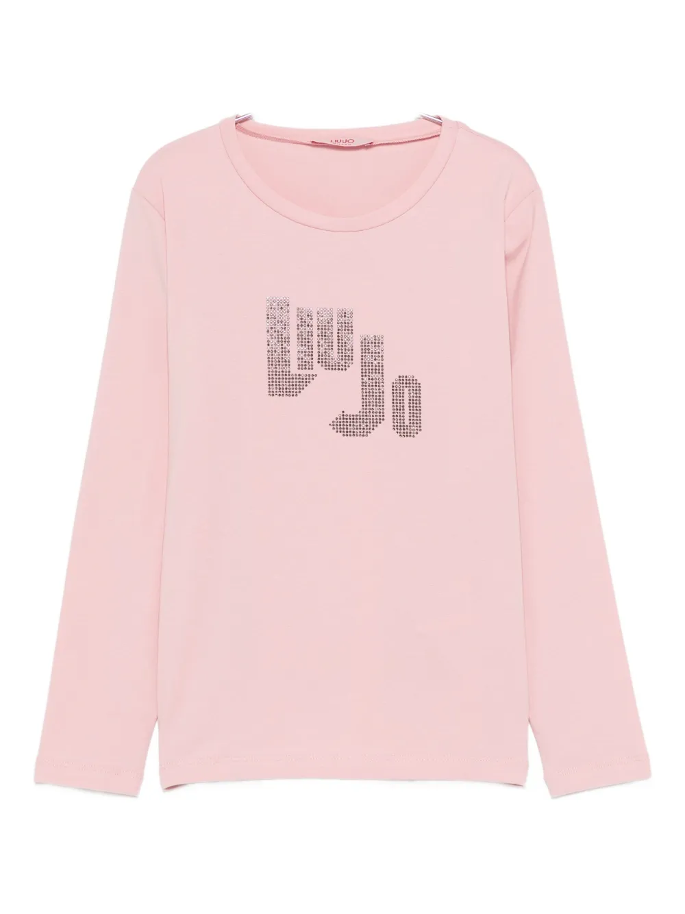 

Лонгслив с логотипом LIU JO, розовый