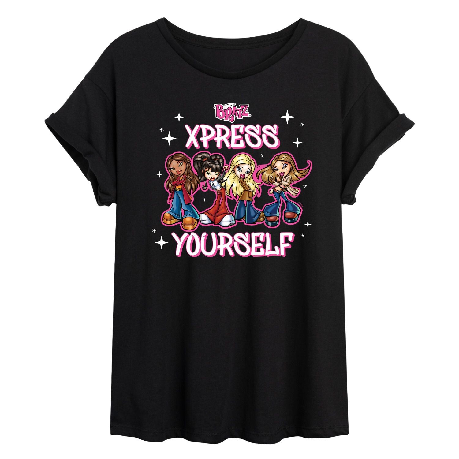 

Струящаяся футболка Bratz Xpress Yourself для юниоров Licensed Character, черный