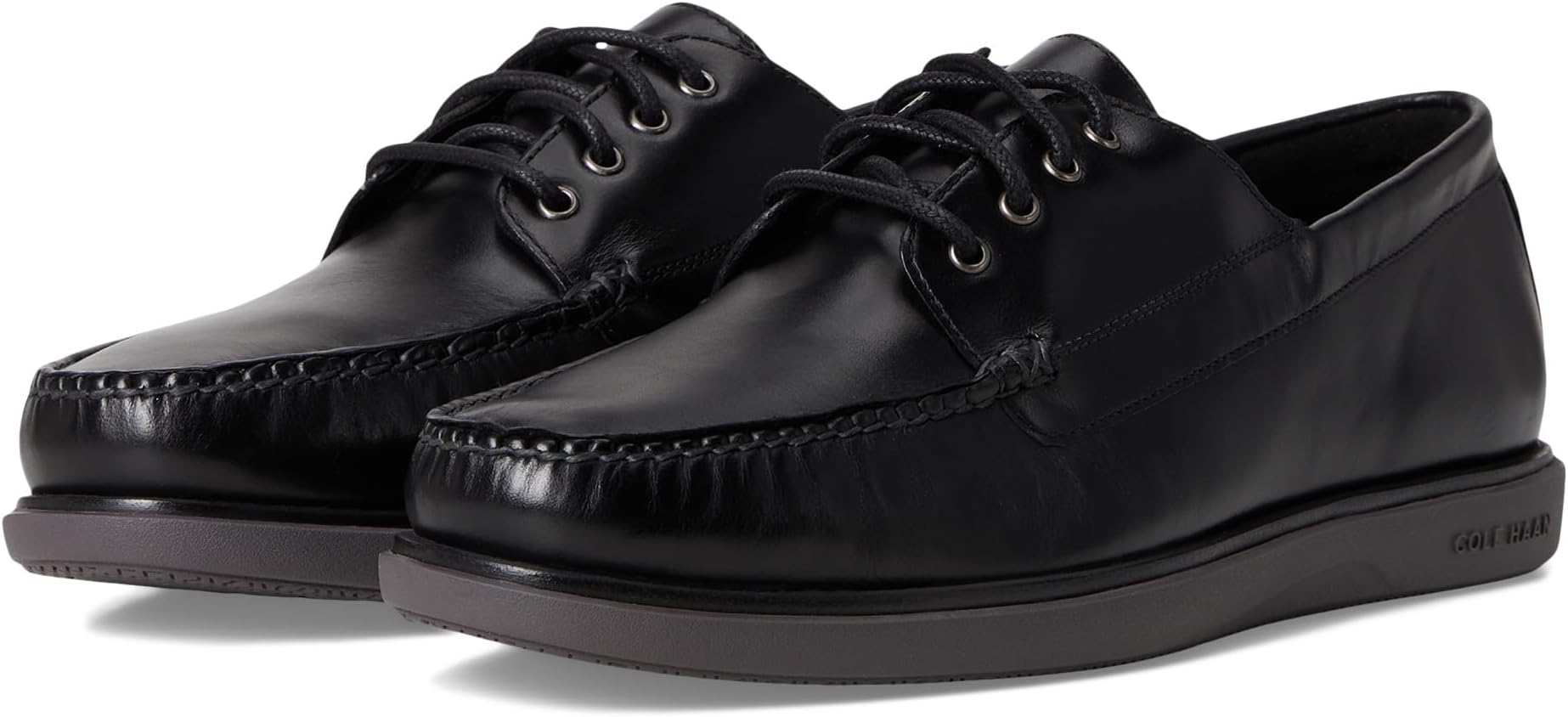

Лоферы Cole Haan Grand 4-Eye Loafers, цвет Black Nubuck/Pavement