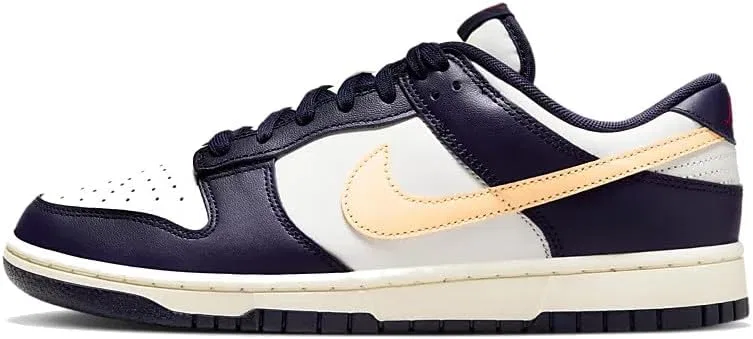 Мужские кроссовки Nike Dunk Low Retro (FV8106-181, Sail/Coconut Milk/Purple Ink/Melon Tint)