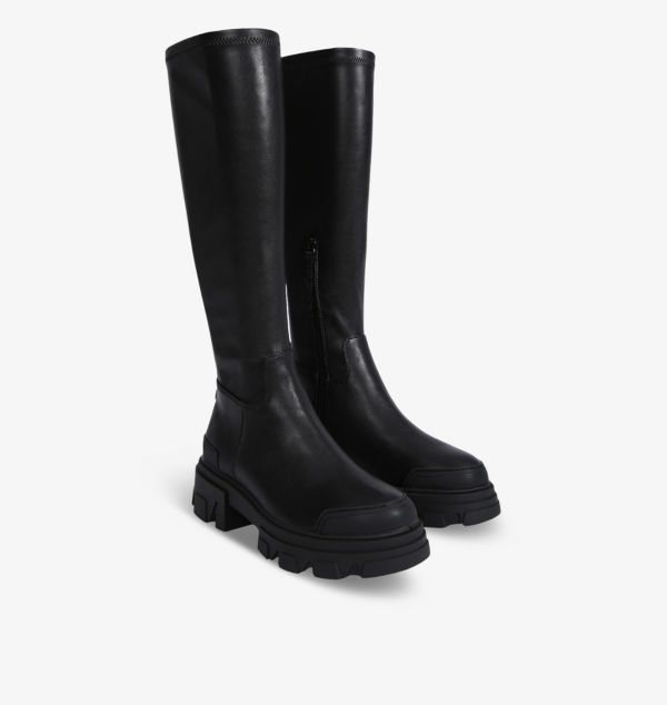 Сапоги Trekker sock2 из искусственной кожи высотой до колена Kg Kurt Geiger, черный — фото 2