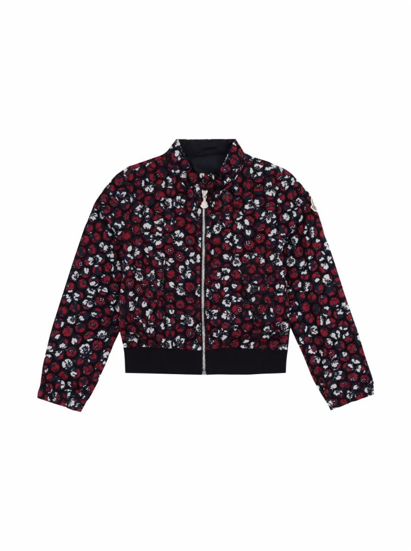 

Куртка с цветочным принтом Moncler, мультиколор