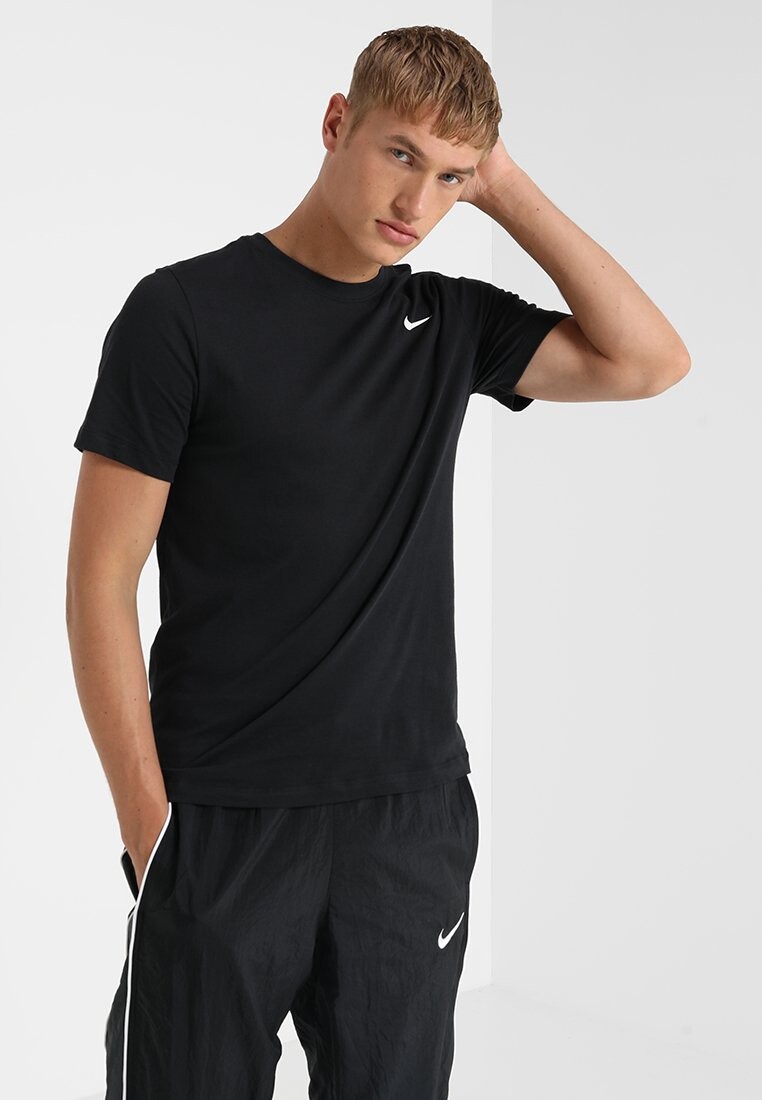 

Футболка Nike DRY TEE CREW SOLID, цвет Black/White, Черный, Футболка Nike DRY TEE CREW SOLID, цвет Black/White