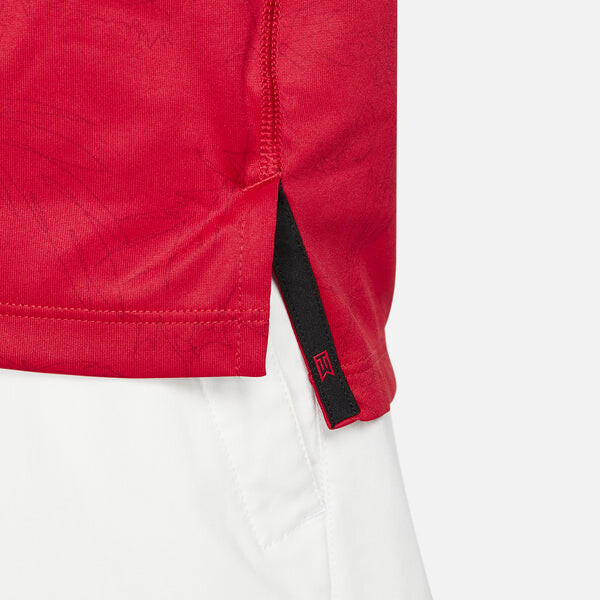 Рубашка поло Tiger Woods Dri Fit Adv Golf Polo Shirt Nike, красный — фото 4