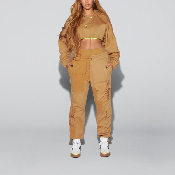 Спортивные штаны adidas originals x Ivy Park Unisex Sports Pants Brown, коричневый — фото 2