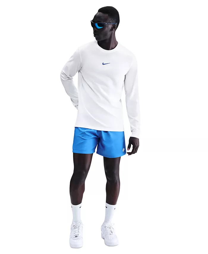 

Мужская баскетбольная футболка с длинным рукавом Nike, белый