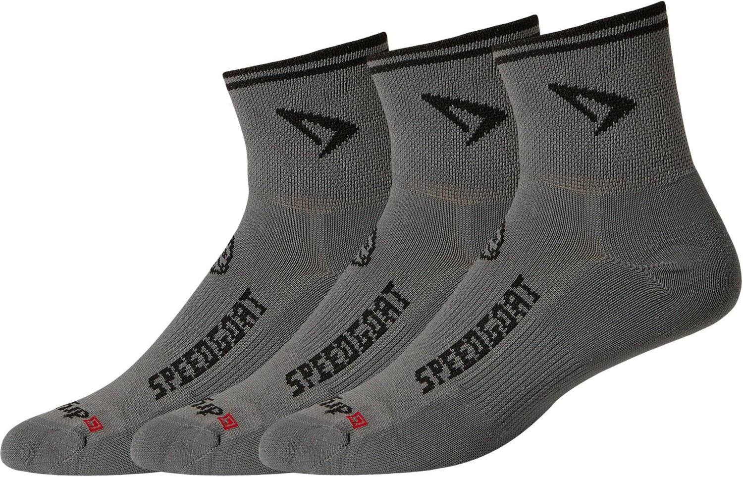 

Lite Trail Running Speedgoat 1/4 Crew, набор из 3 шт. Drymax, цвет Dark Gray/Black