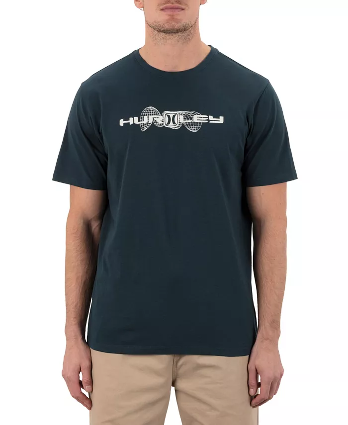 

Мужская футболка с коротким рукавом The Globe Hurley, синий