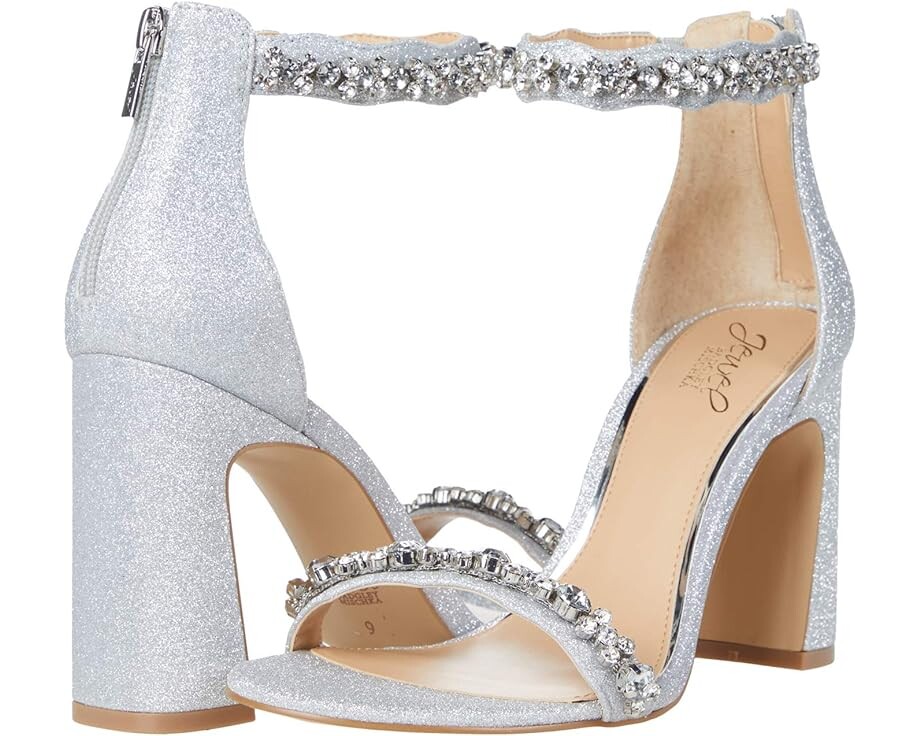 

Туфли Jewel Badgley Mischka Odessa, серебряный